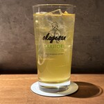 炭焼 おかげさん - 濁り緑茶ハイ