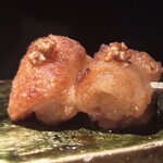 炭焼 おかげさん - 高坂皮付きセセリ(追加)