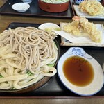 松の木 - 天もりうどん（上）（合い盛り）　1,250円