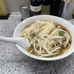 中華麺店 喜楽 - もやしワンタン麺