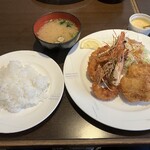 シャンボール - 海老フライと魚フライランチ￥1,250
