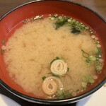 シャンボール - みそ汁接写