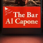 The Bar Al Capone - お店ロゴ（1階に置かれているお店看板の一部）