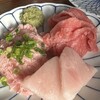 朝めし酒場 ナニコレ食堂 - まぐろづくし500円