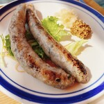 Prost Sausage & Kunsei Bar Okinawa Umikajiterasu Ten - ソーセージ2種盛り合わせ
                        (奥)日本　大葉ヴルスト
                        (手前)イタリア　サルシッチャ