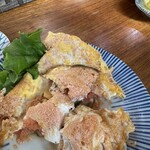 朝めし酒場 ナニコレ食堂 - 明太子オムレツ400円