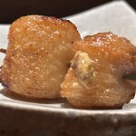 炭焼 おかげさん - 高坂鶏皮付きセセリ