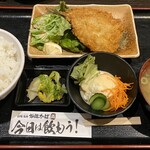 山陰海鮮炉端かば - 料理写真:境港鯵フライ定食