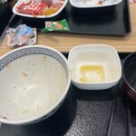 吉野家 宇都宮城東店 - 完食しました。