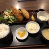 レストラン花茶屋 - 料理写真:ジャンボアジフライ定食