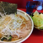 家系ラーメン 佐々喜家 - 〇喜ラーメン+キャベツ