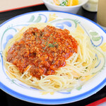 レストランオリーブ - ミートソースパスタ