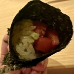 すし処 睦月 - トロ鉄火手巻き