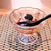 天寿し 横浜店 - イクラ　ズワイガニ　キャビア添え