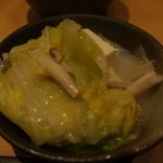 RAKUZO - かなり鶏の出汁が出ており、それを吸った野菜もめちゃうまです！