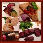 ホテルオークラレストラン名古屋 鉄板焼 さざんか - フォアグラ、帆立貝、飛騨牛フィレ肉
