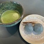 茶廊・葉風泰夢 - 抹茶と和菓子のセット