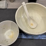 手打ち 蓮 - 全部完食です