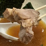 手打ち 蓮 - このチャーシューの厚み！