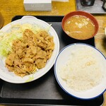 食事処 志野 - 豚肉七味炒め定食