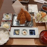小田原アジフライセンター 磯のや - アジフライ定食　1680円