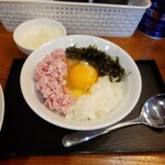 麺屋 麻左香 - たまご飯350円