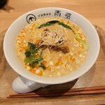 Ramen Amatsubame - 担々麺(昼のライス付) ¥990 (2023/7訪問)