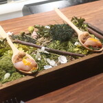 IZA - 赤貝とウブリアーコのワンスプーン