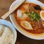 カレー オハナ - シンガポールラクサ（麺） 小ライス付