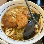 山田うどん - R6.2  2種のコロッケをのせて