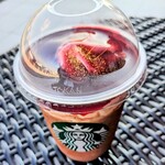 STARBUCKS COFFEE - Tallルージュオペラフラペチーノにホワイトモカトッピング