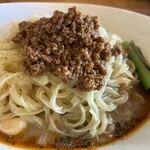 らーめん専門 うしおととり - 温玉汁無し担々麺¥850