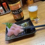 得一 - 生びんちょうマグロお造り