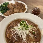 Aichun - 香港式　牛バラ和え麺　　