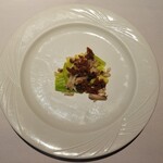 アル・ケッチァーノ  - ◆「鱈の頭肉とキャベツの煮込みオリーブとドライトマトのソース」