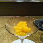 シャテーニュ - みかんのシャーベット