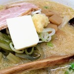 Kasu Ramen Momokichi - 味噌ラーメン＋バター