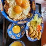 白楽天 - 焼豚卵飯Cセット大盛