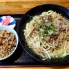 ゆき - 牛肉もやしそばセット1,000円