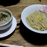 Ganko Men - 濃厚酒粕ポタージュ白湯つけ麺
