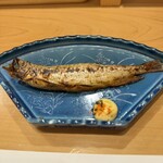 銀寿司 - 雄のシシャモ