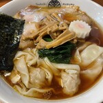 らぁ麺 とうひち - 長岡市リスペクト 生姜醤油らぁ麺 ワンタンＴＰ