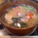 八田寿司 - キンキのあら汁