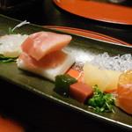 新井旅館 - 造り　季節の魚