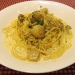 カフェレストラン ホット・ベリー - ホタテのクリームスパゲティー