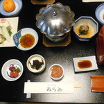 新井旅館 - 朝食の御膳