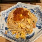 和食と日本酒 田 - 鮭といくらのチャーハン？