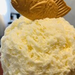 こひる庵 - おめでたいことがありますように　今日は削りの方が丁寧にお言葉添えて提供くださった♡