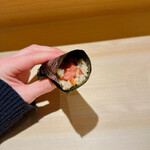 鮨 華 - トロたく巻き