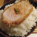 とんかつ けい太 - ロースかつオンザライス